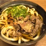 南海そば - 「肉うどん」（４００円込み）（２０２０年７月）（）