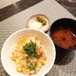 禅紫 - とうもろこしの土鍋ごはん