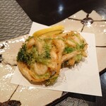 禅紫 - 白海老と三つ葉のかき揚げ