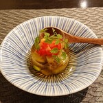 禅紫 - 茄子のゼリー寄せ