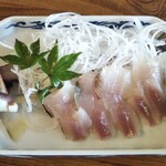 森田城やな - 鮎刺身(2匹分)1,000円