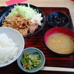 Yamada ya - 生姜焼定食