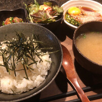 KINKA sushi bar izakaya 渋谷 - 宇和島鯛めし(税込1069円多分)