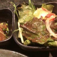 KINKA sushi bar izakaya 渋谷 - サラダと南蛮漬け