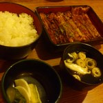 うな新 - 鰻定食特上です。