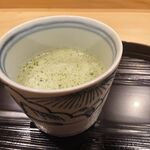 勢麟 - モロヘイヤと酢橘のすり流し