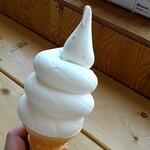 ツキサップ農園 - ソフトクリーム　純生クリーム（コーン）