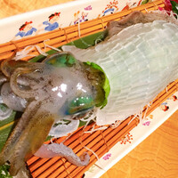 対馬のどぐろとイカ活き造り 博多 魚蔵 都ホテル店 - 