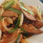 中華料理 旭 - レバニラ炒め