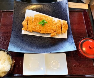 Hoshigoe No Sato - 豚カツ定食　1100円税込