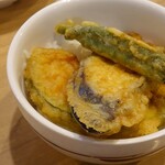 Gasuto Inoko Ishi Haraten - セットの野菜天丼