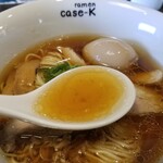 ramen case-k - 味玉らぁめん(醤油)のスープ