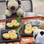 上野動物園 バードソング - だから今回もパンダ団子は絶対食べようと思ってたの～ちびつぬ「次はシャンちゃんのカードを付けてくれたら嬉しいわね」
