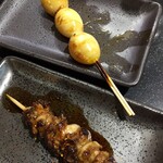 三酉屋 - 一口食べてしまったつなぎとうずら