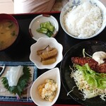 Fuuka - お店のオススメ、日替わり定食。