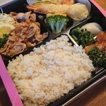 Kamiyama - 麦めしとろろ生姜焼弁当