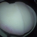 台湾家庭料理 福味香 - 白桃のシャーベットです