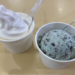 ロッテリア アイスクリームショップ - 料理写真:北海道ソフトクリーム、ミントチョコ