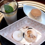 銀のすず - デザート3種盛