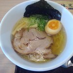 里山製麺 - ハーフあっさり塩