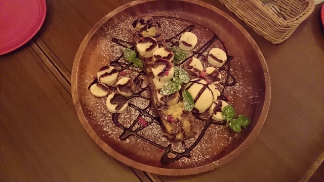 五穀フレンチトースト チョコバナナ By Cornk Cafe Ginza カフェ ギンザ 福島 カフェ 食べログ