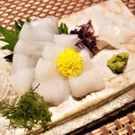 和食処　つきやま - 腰越のアオリイカ