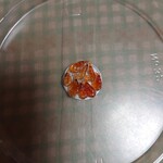 島田商店 - 小海老赤煮 110g_210円　１円玉の上に８尾