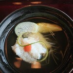 京料理 入舟 - 鱧と焼き茄子のお吸い物