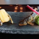 京料理 入舟 - 鮎の塩焼き(正面)