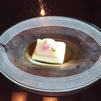 京料理 入舟 - 枝豆豆腐と帆立の酒煮