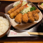 とんかつ治作 - ジャンボミックスフライ