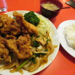 龍亀 - A定食　1120円(税抜)