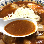 手打ちラーメン 森清 - スープ