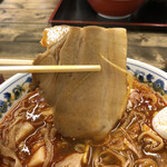 手打ちラーメン 森清 - 美味しかったチャーシュー