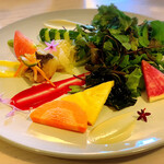 オーガニックグリル鵠沼海岸 - 旬野菜　鵠沼魚醤ドレッシング