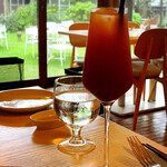 オーガニックグリル鵠沼海岸 - 生搾りカシスオレンジ