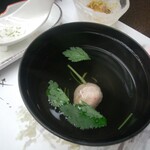 めんめん亭　わたや - 吸物（海鮮つみれ入り）