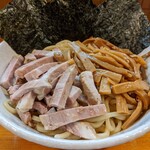 麺屋 永太 - チャーシュー メンマつけ麺  + 海苔