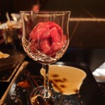 串揚げはやし - ユッケ