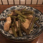 わかたろう - わらびと油揚の煮物