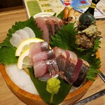 海鮮・串焼き 満天 - 刺身盛り合わせ