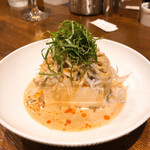 創作麺工房 鳴龍 - しらす冷やっこ　300円