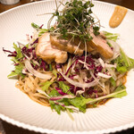 創作麺工房 鳴龍 - ゴマだれ冷やし中華　900円