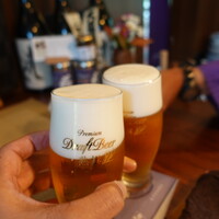 飛騨季節料理 肴 - 生ビールで乾杯