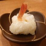 大将寿司 - 甘エビ蒸した’蒸し寿司’