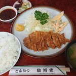 とんかつ駿河家 - ロースかつ定食　￥990-