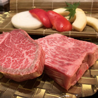 人形町今半 本店 - ヒレ、ロース