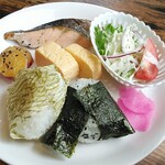 ごはんや 蓮 - おにぎりのワンプレートモーニング