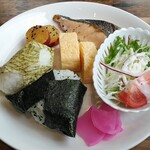 ごはんや 蓮 - おにぎりのワンプレートモーニング