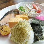 ごはんや 蓮 - おにぎりのワンプレートモーニング